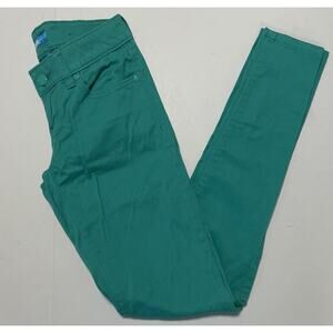 Women’s denim leggings size 1 L’amour green pants (tt9)